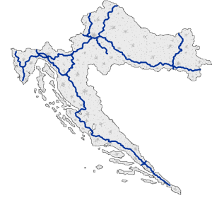 dálnice v Chorvatsku