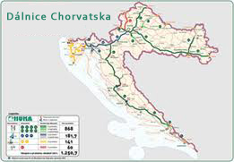 dálnice Chorvatsko