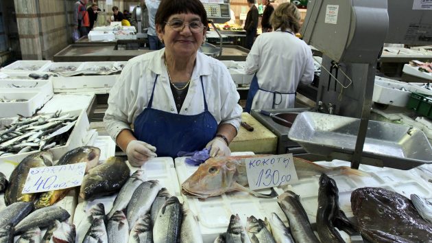 Zagreb - rybí trh