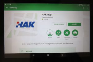 Aplikace HAK map