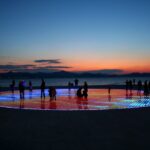 Zadar zdraví Slunce a moře hraje na varhany