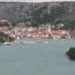 Městečko Skradin u Šibeniku